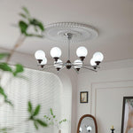 Walnut Glass Ball Chandelier - Lamp Outdoor