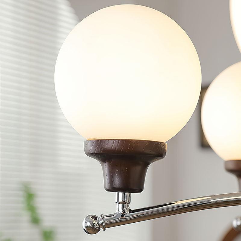 Walnut Glass Ball Chandelier - Lamp Outdoor