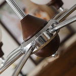 Walnut Glass Ball Chandelier - Lamp Outdoor