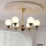 Walnut Glass Ball Chandelier - Lamp Outdoor