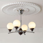 Walnut Glass Ball Chandelier - Lamp Outdoor