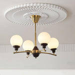 Walnut Glass Ball Chandelier - Lamp Outdoor