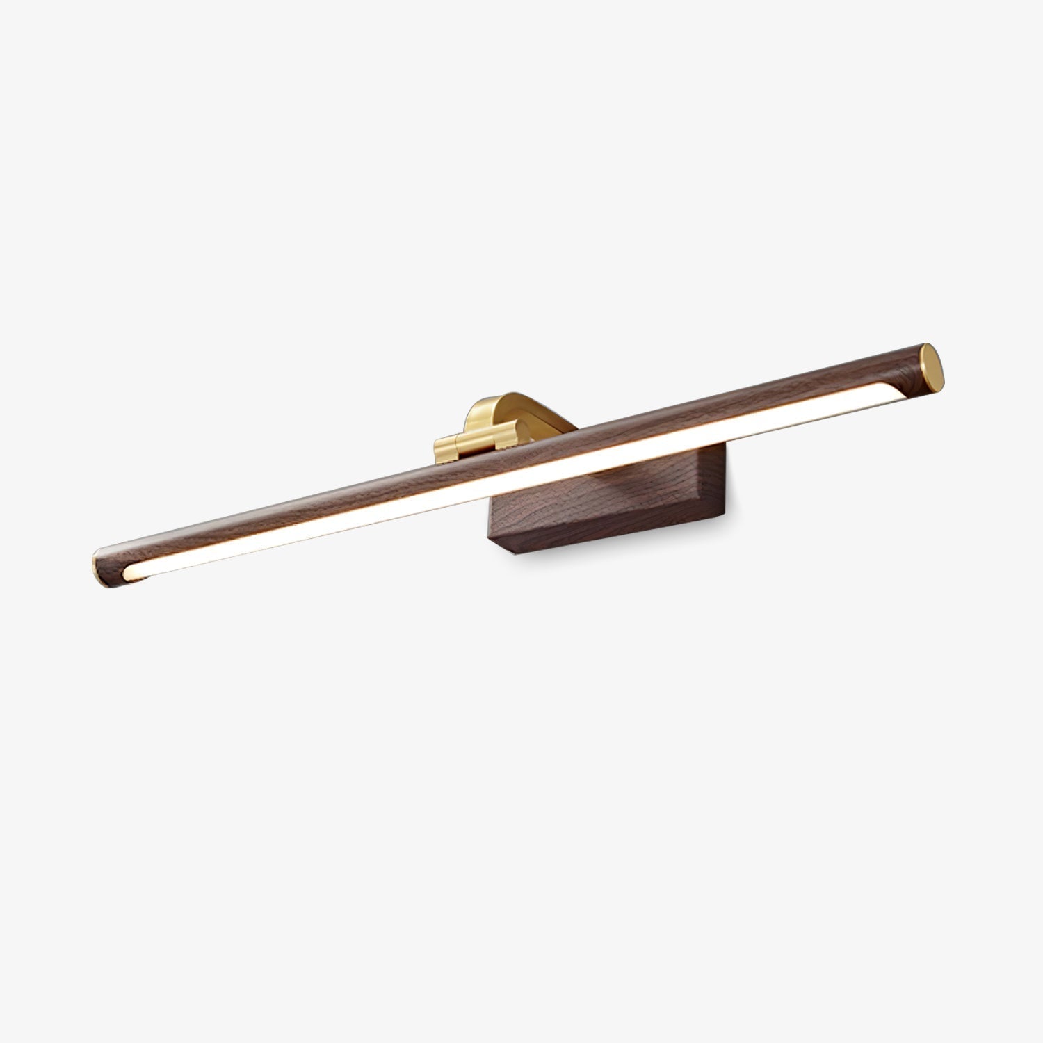 Walnut Color Linear LED Wall Light - Lamp Outdoor