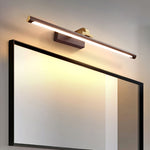 Walnut Color Linear LED Wall Light - Lamp Outdoor