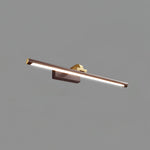 Walnut Color Linear LED Wall Light - Lamp Outdoor