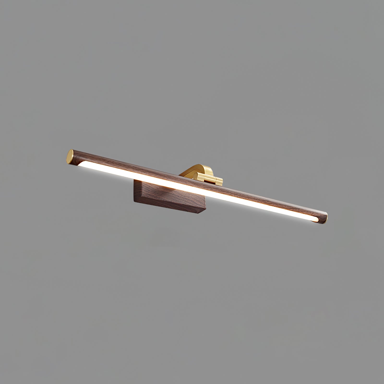 Walnut Color Linear LED Wall Light - Lamp Outdoor