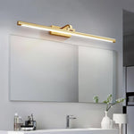 Walnut Color Linear LED Wall Light - Lamp Outdoor