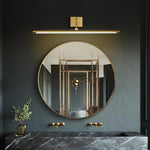 Walnut Color Linear LED Wall Light - Lamp Outdoor