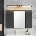 Walnut Color Linear LED Wall Light - Lamp Outdoor