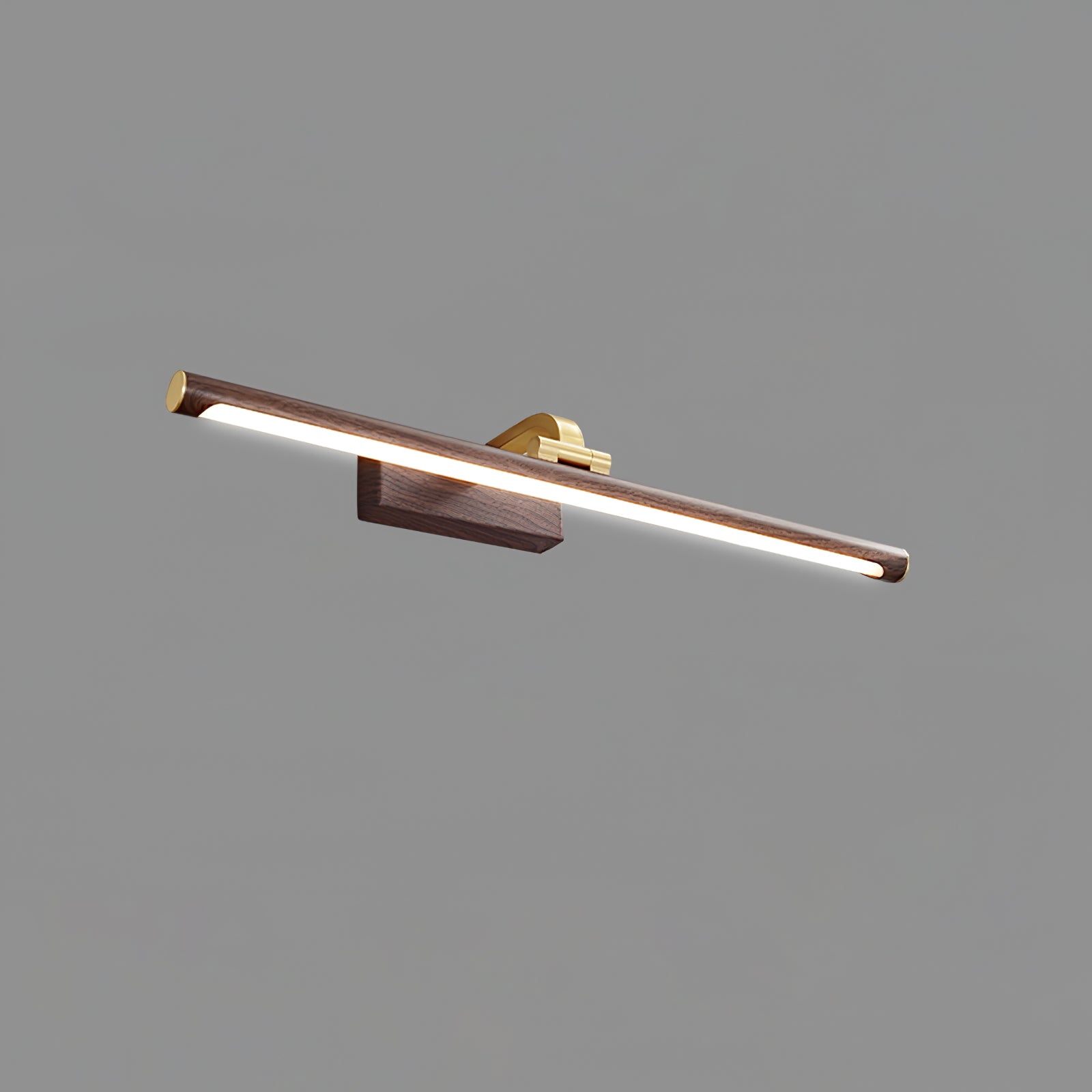 Walnut Color Linear LED Wall Light - Lamp Outdoor