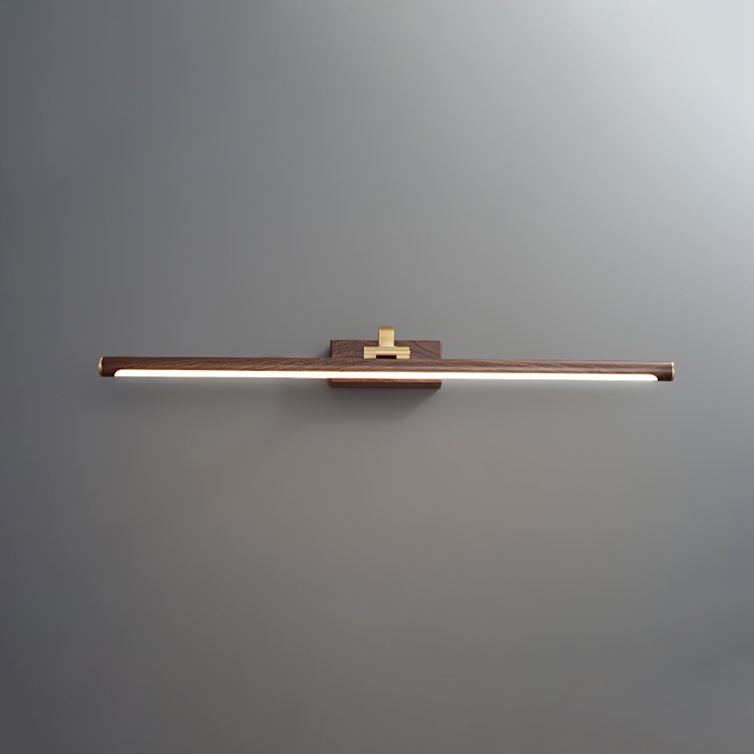 Walnut Color Linear LED Wall Light - Lamp Outdoor