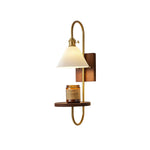Walnut Shelf Sconce - Lamp Outdoor