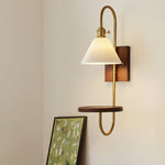 Walnut Shelf Sconce - Lamp Outdoor