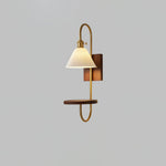 Walnut Shelf Sconce - Lamp Outdoor