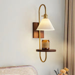 Walnut Shelf Sconce - Lamp Outdoor