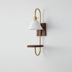 Walnut Shelf Sconce - Lamp Outdoor
