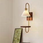 Walnut Shelf Sconce - Lamp Outdoor