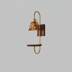 Walnut Shelf Sconce - Lamp Outdoor
