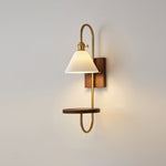 Walnut Shelf Sconce - Lamp Outdoor