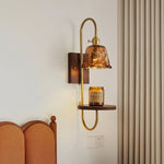 Walnut Shelf Sconce - Lamp Outdoor