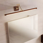 Walnut Color Linear Adjustable Wall Light - Lamp Outdoor