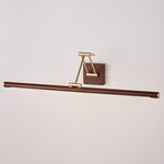 Walnut Color Linear Adjustable Wall Light - Lamp Outdoor