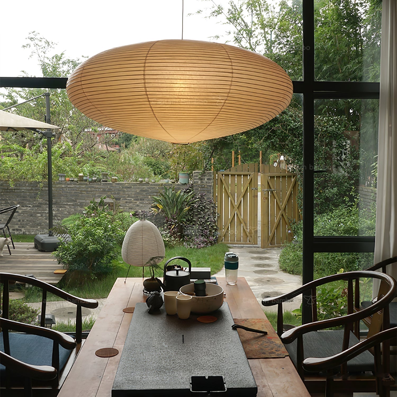 Washi Paper 15A Pendant Light - Lamp Outdoor