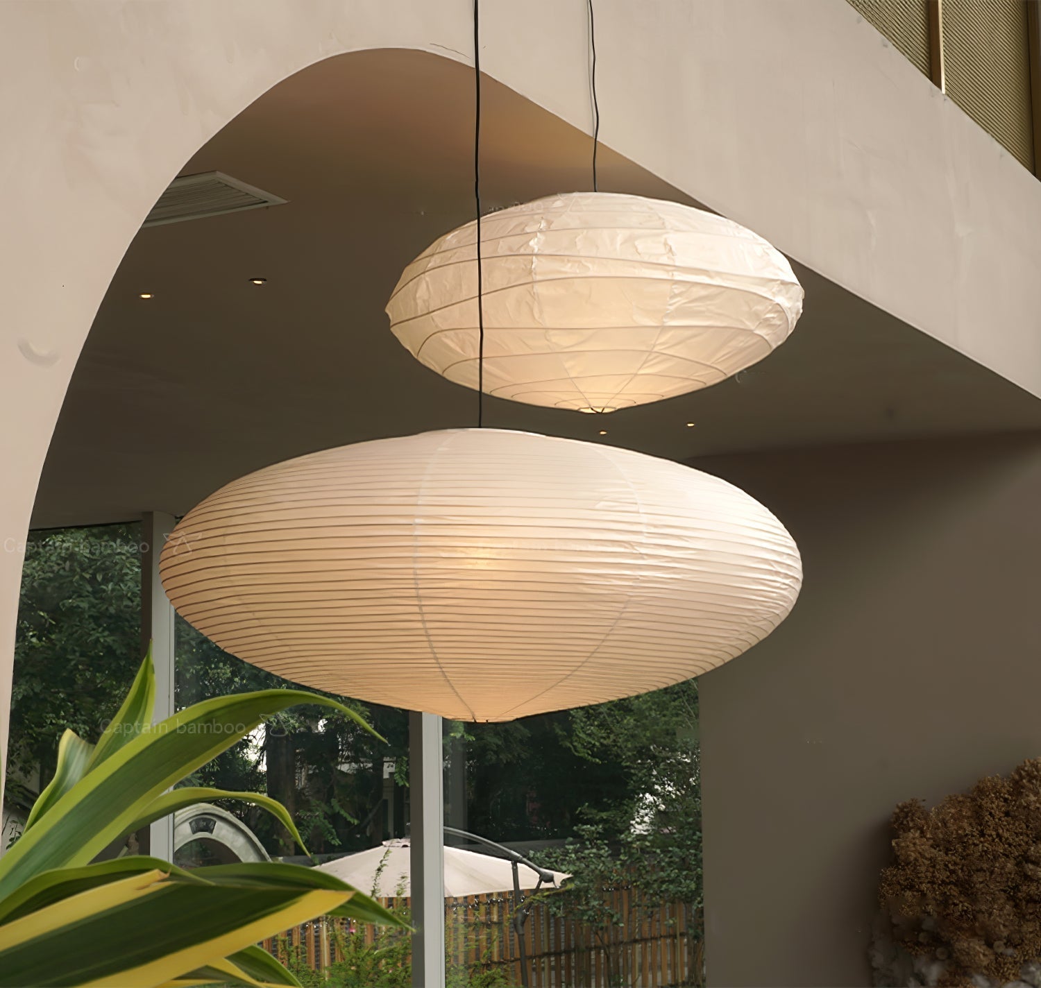 Washi Paper 15A Pendant Light - Lamp Outdoor