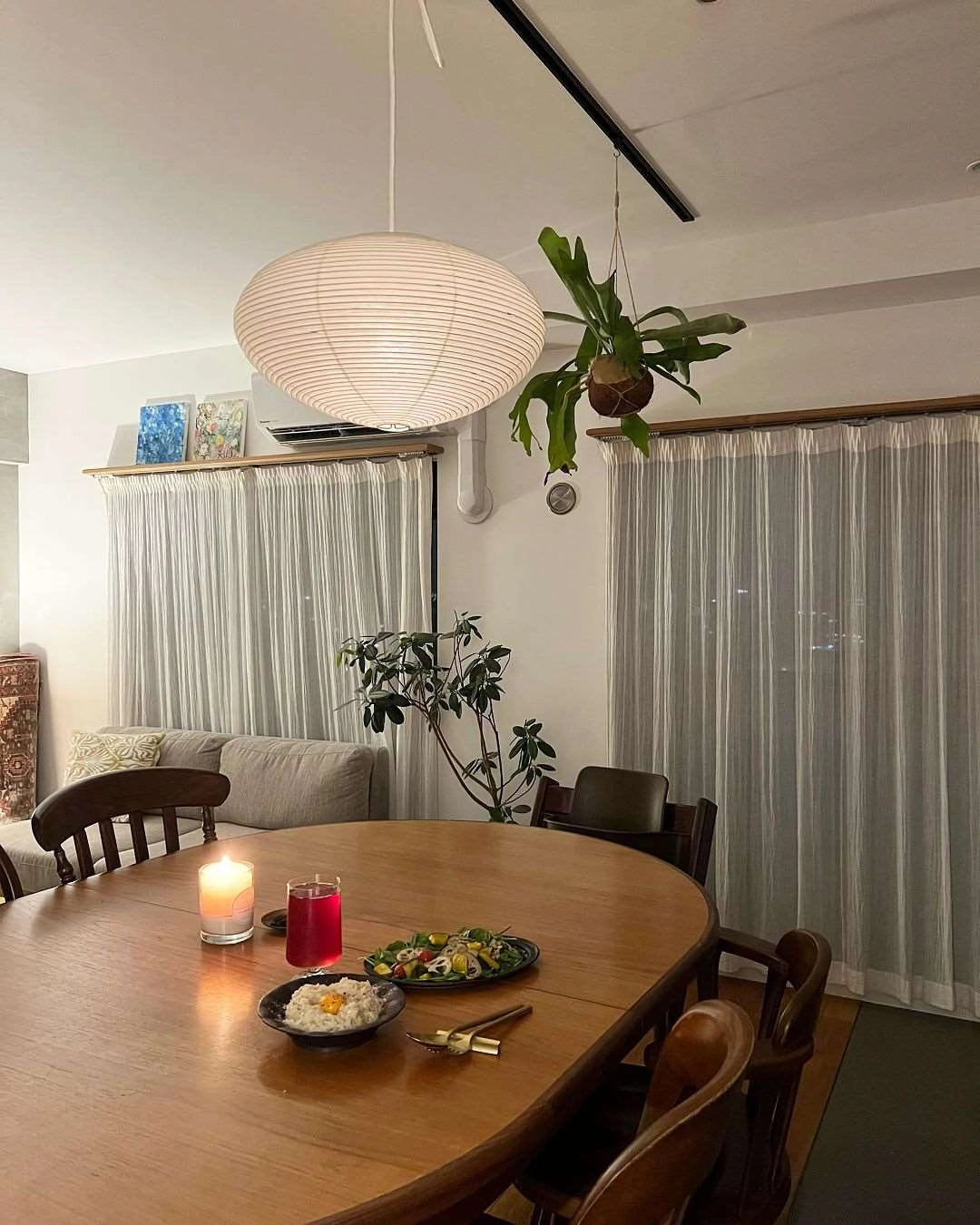 Washi Paper 15A Pendant Light - Lamp Outdoor