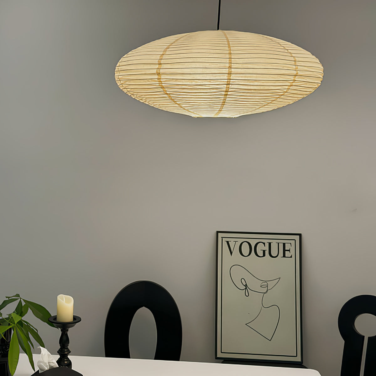 Washi Paper 15A Pendant Light - Lamp Outdoor