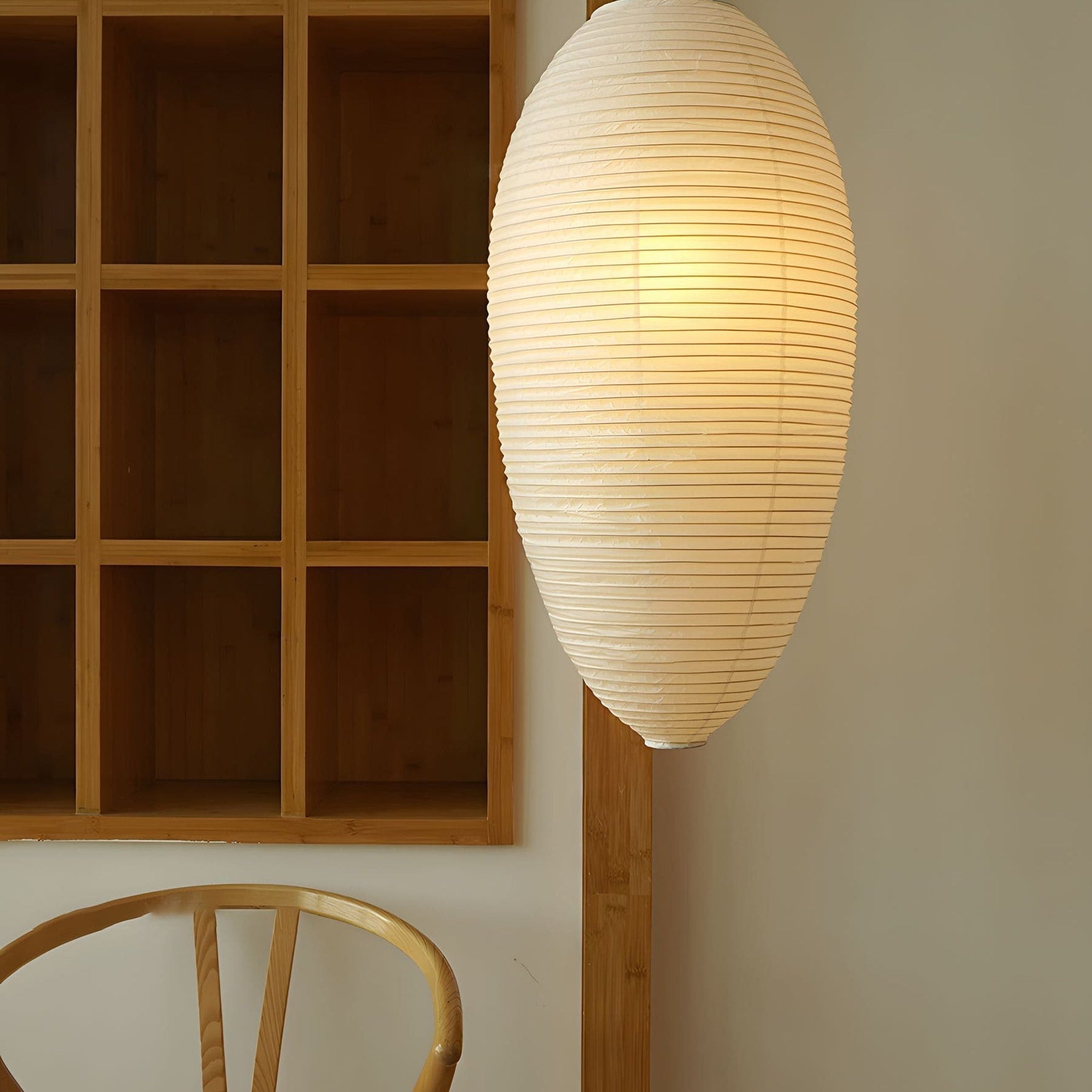 Washi Paper Chestnut Pendant Lamp - Lamp Outdoor