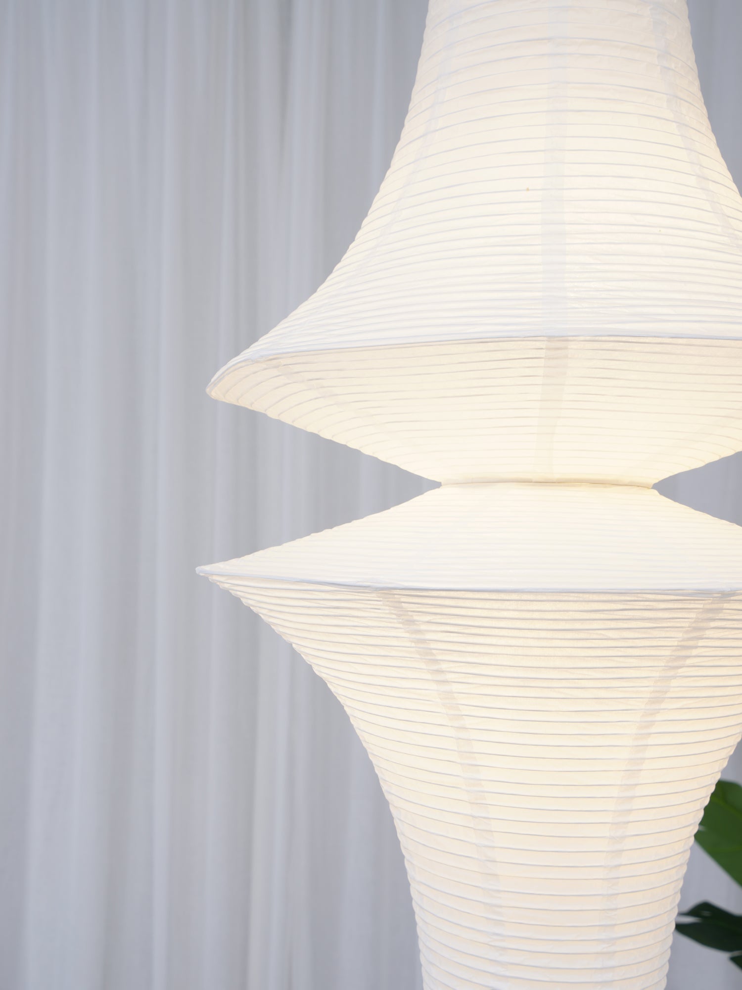 Washi Paper E Pendant Light - Lamp Outdoor