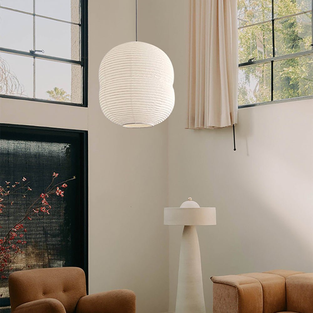 Washi Paper Mini Pendant Light - Lamp Outdoor