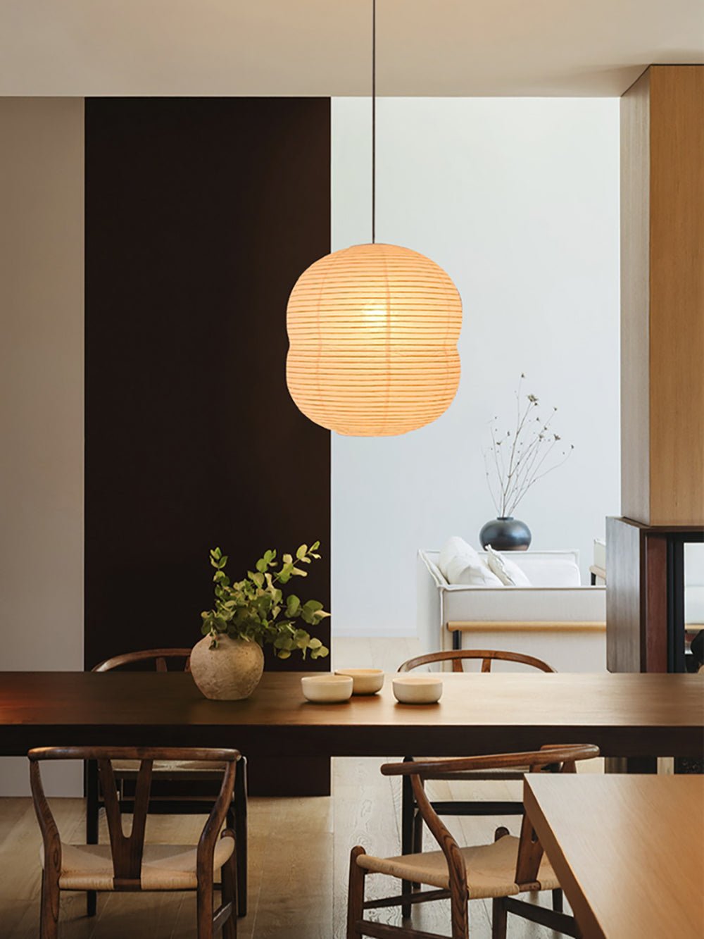 Washi Paper Mini Pendant Light - Lamp Outdoor