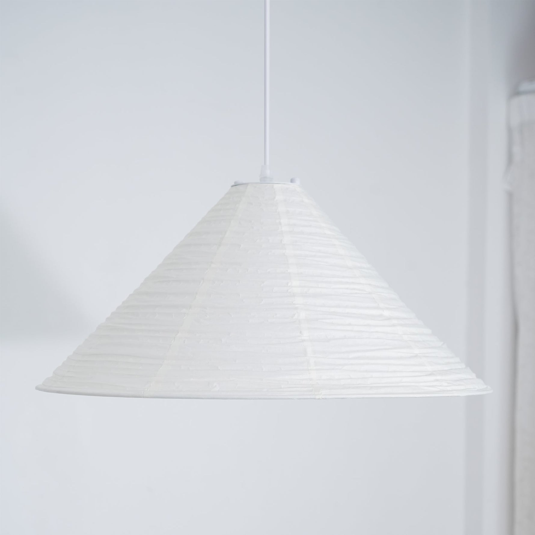 Washi Paper Pyramid Pendant Lamp - Lamp Outdoor