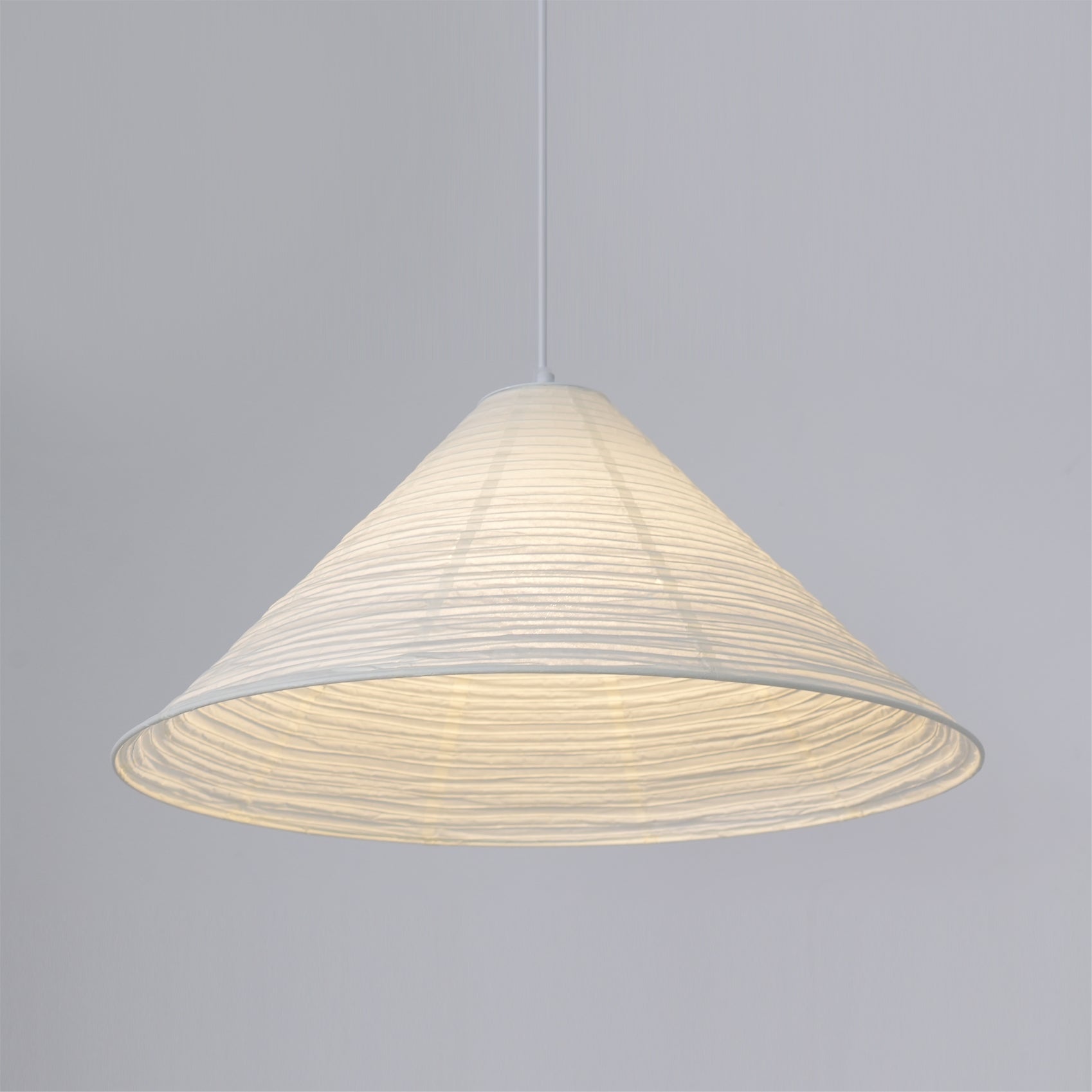 Washi Paper Pyramid Pendant Lamp - Lamp Outdoor