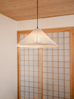 Washi Paper Pyramid Pendant Lamp - Lamp Outdoor