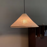 Washi Paper Pyramid Pendant Lamp - Lamp Outdoor