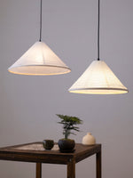 Washi Paper Pyramid Pendant Lamp - Lamp Outdoor