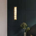 Lumix Brass Glass Glam Wall Lamp - Letslighting