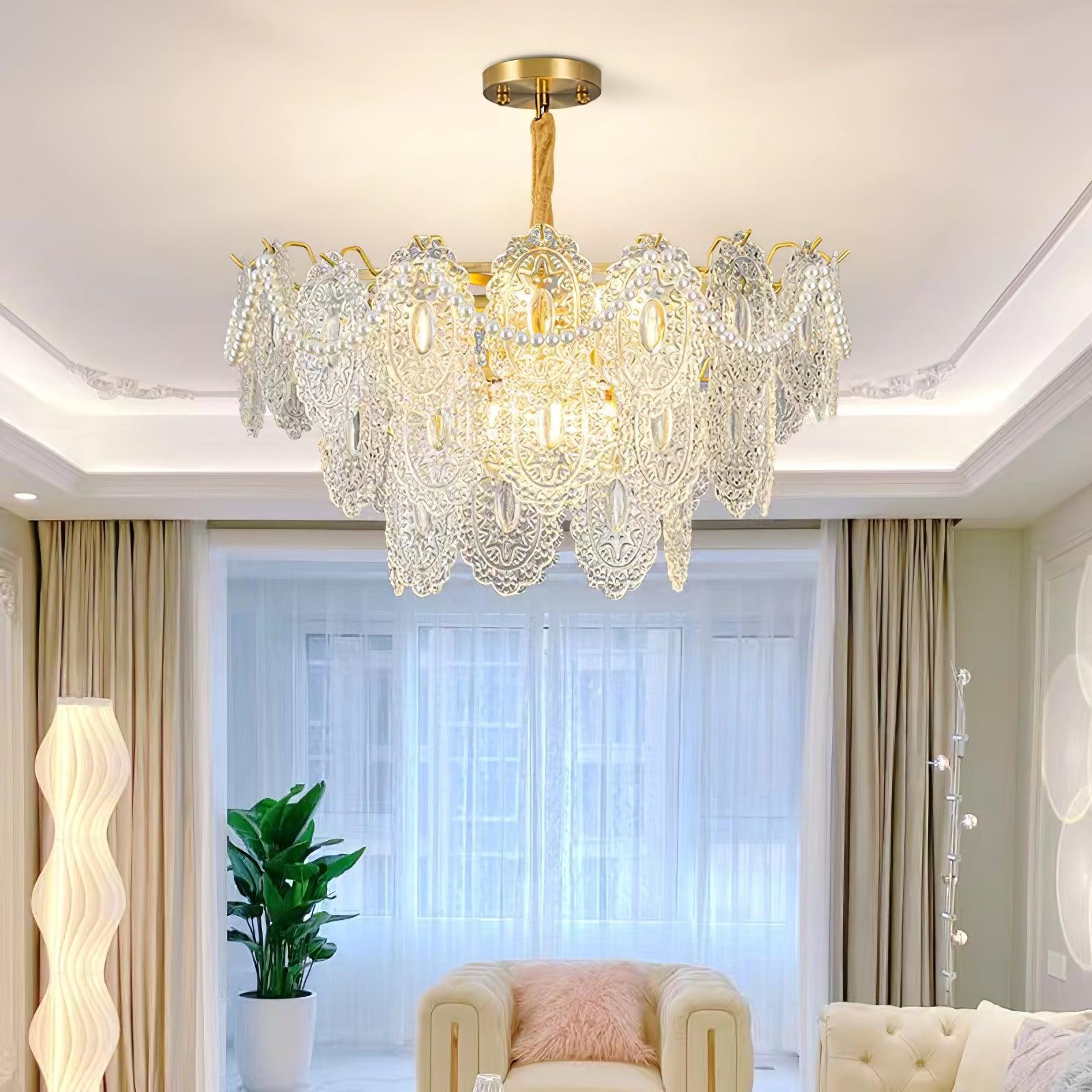 Wave Pearl Chandelier - Lamp Outdoor