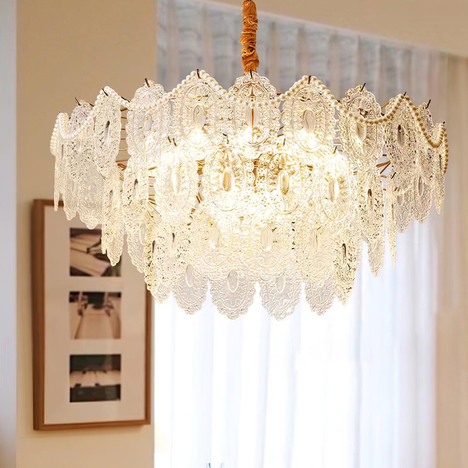 Wave Pearl Chandelier - Lamp Outdoor