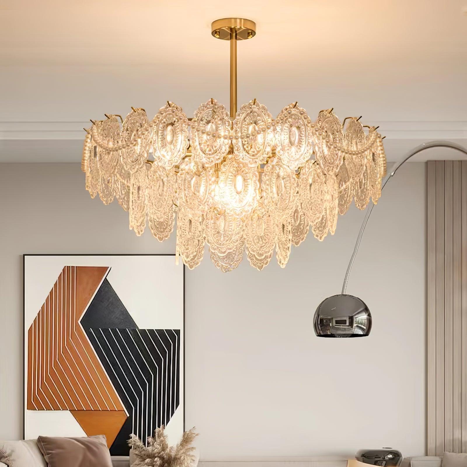 Wave Pearl Chandelier - Lamp Outdoor