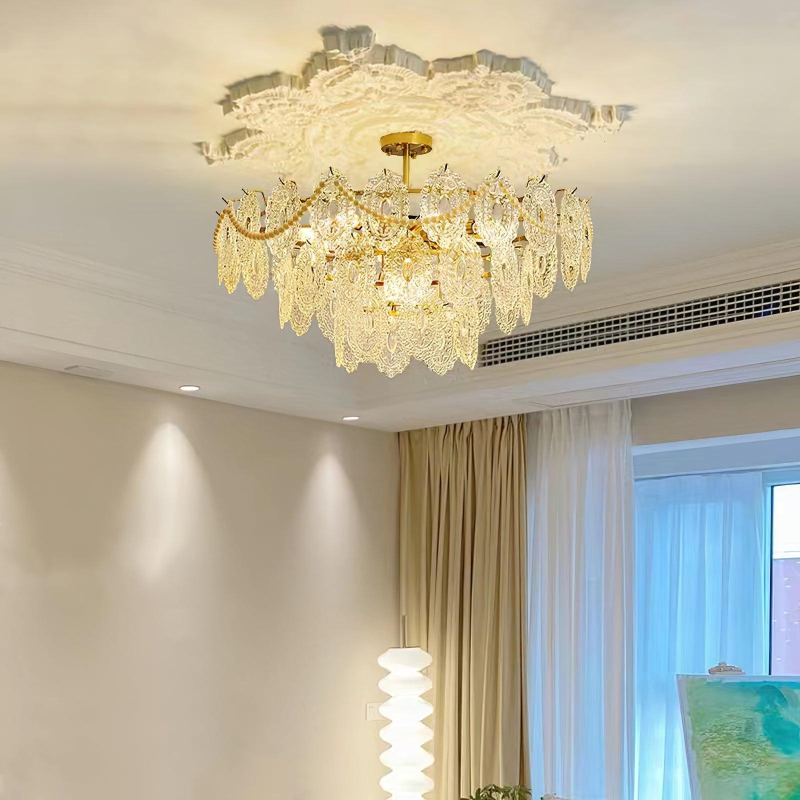 Wave Pearl Chandelier - Lamp Outdoor
