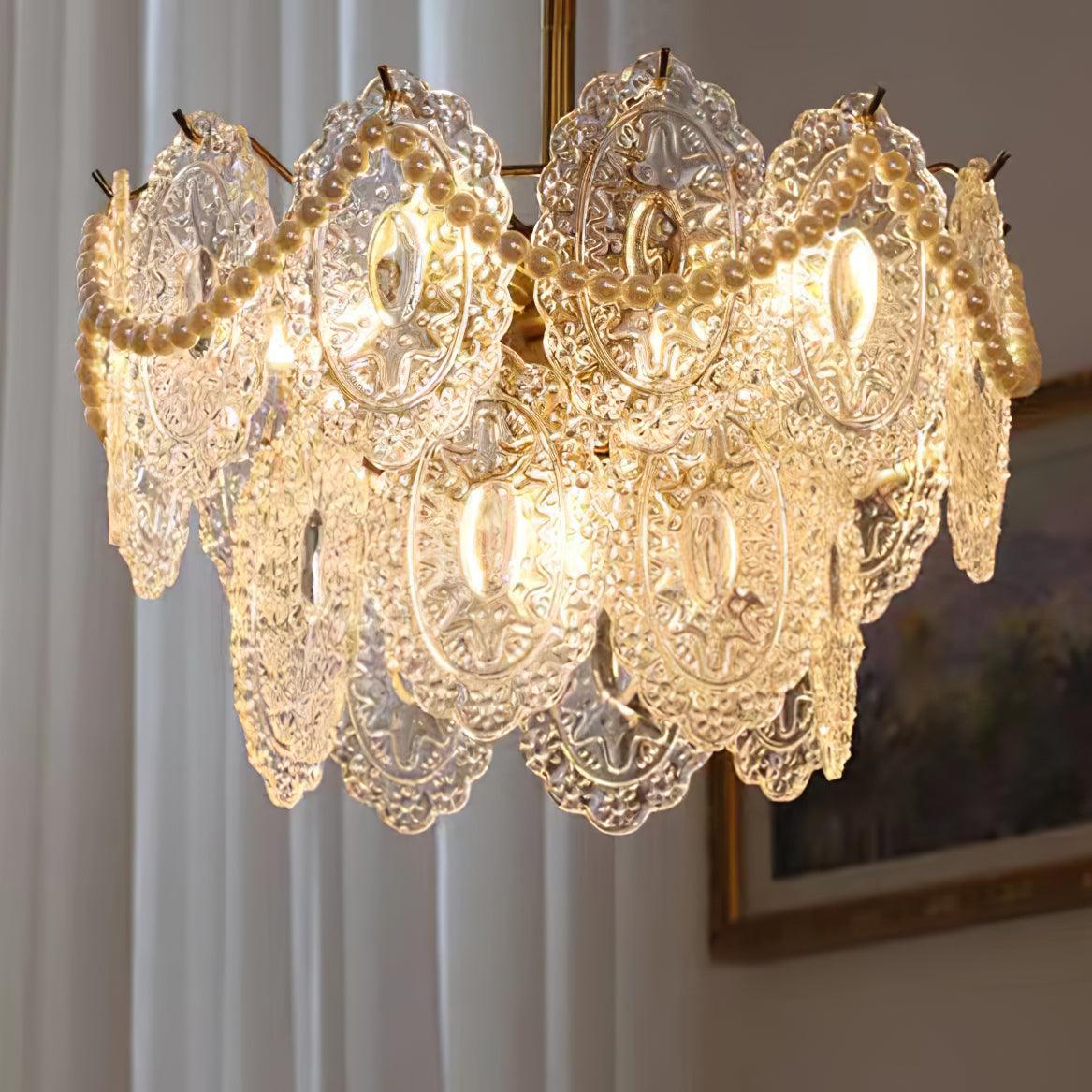 Wave Pearl Chandelier - Lamp Outdoor