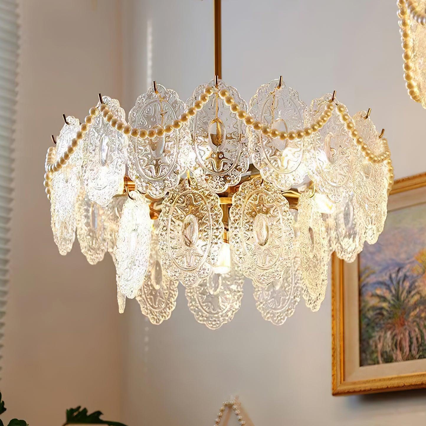 Wave Pearl Chandelier - Lamp Outdoor