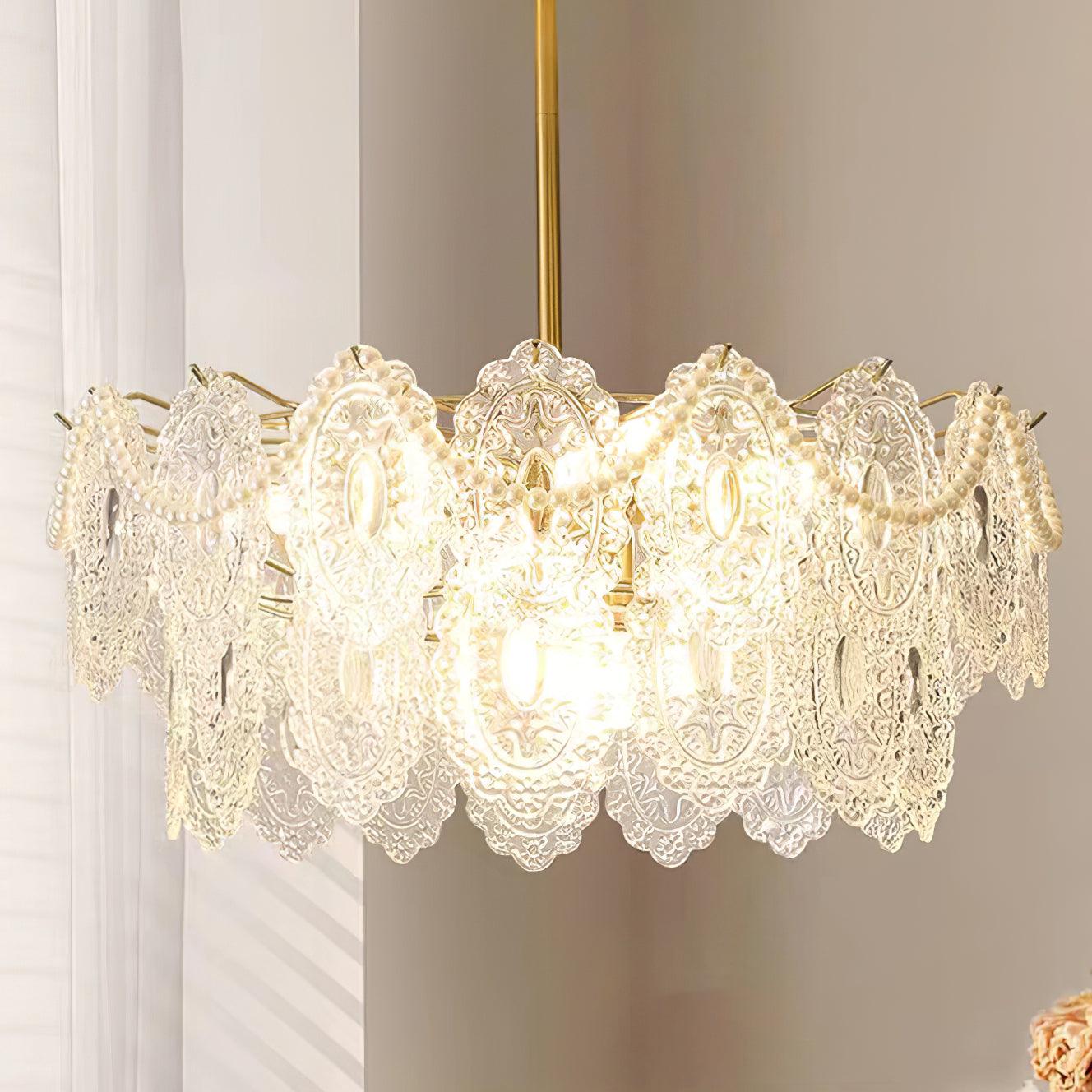 Wave Pearl Chandelier - Lamp Outdoor