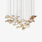 Eurrinia Butterfly Gold Metal Pendant Light - Lamp Outdoor