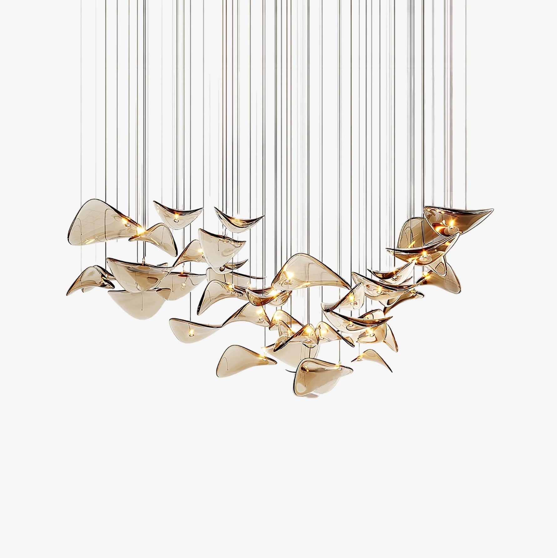 Eurrinia Butterfly Gold Metal Pendant Light - Lamp Outdoor