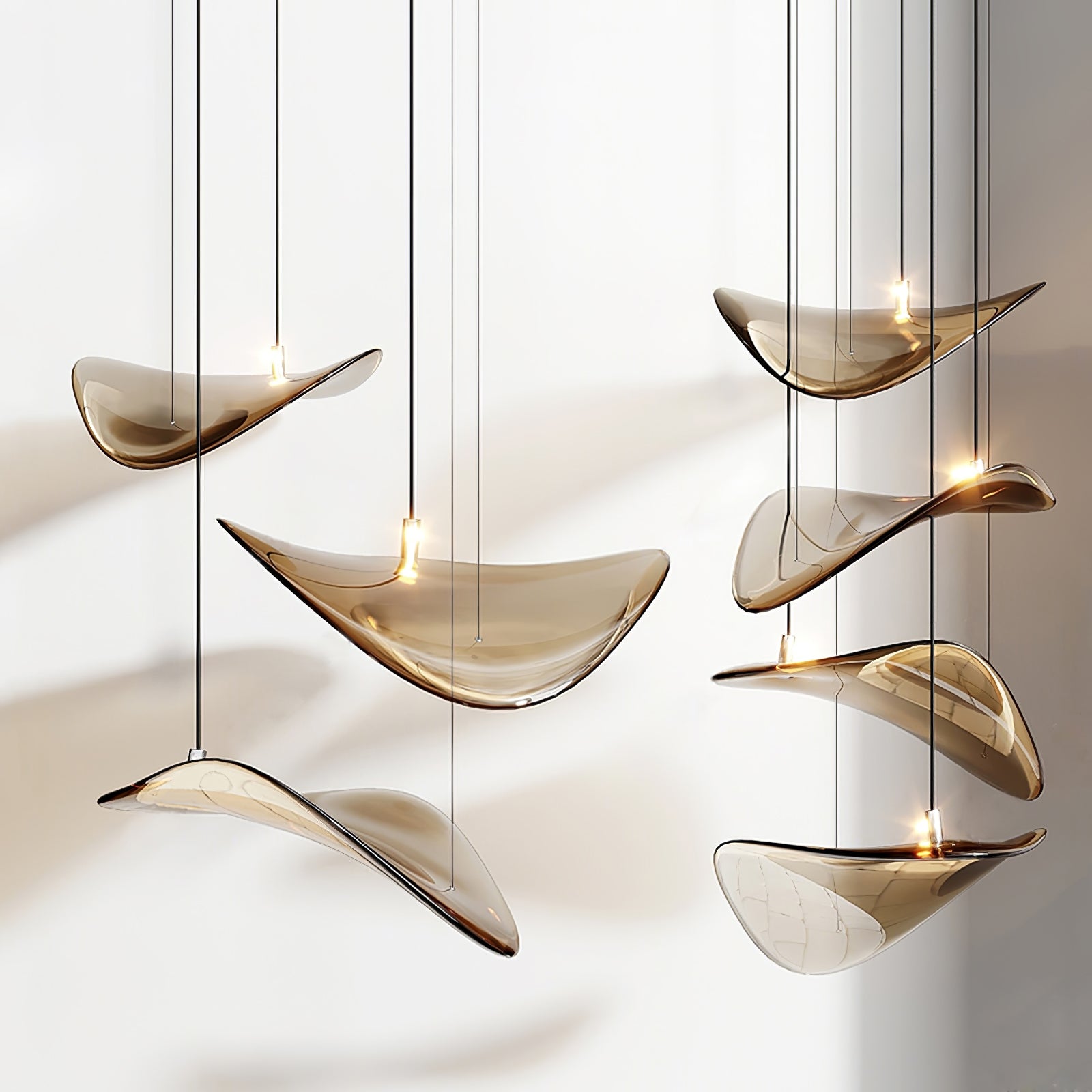 Eurrinia Butterfly Gold Metal Pendant Light - Lamp Outdoor